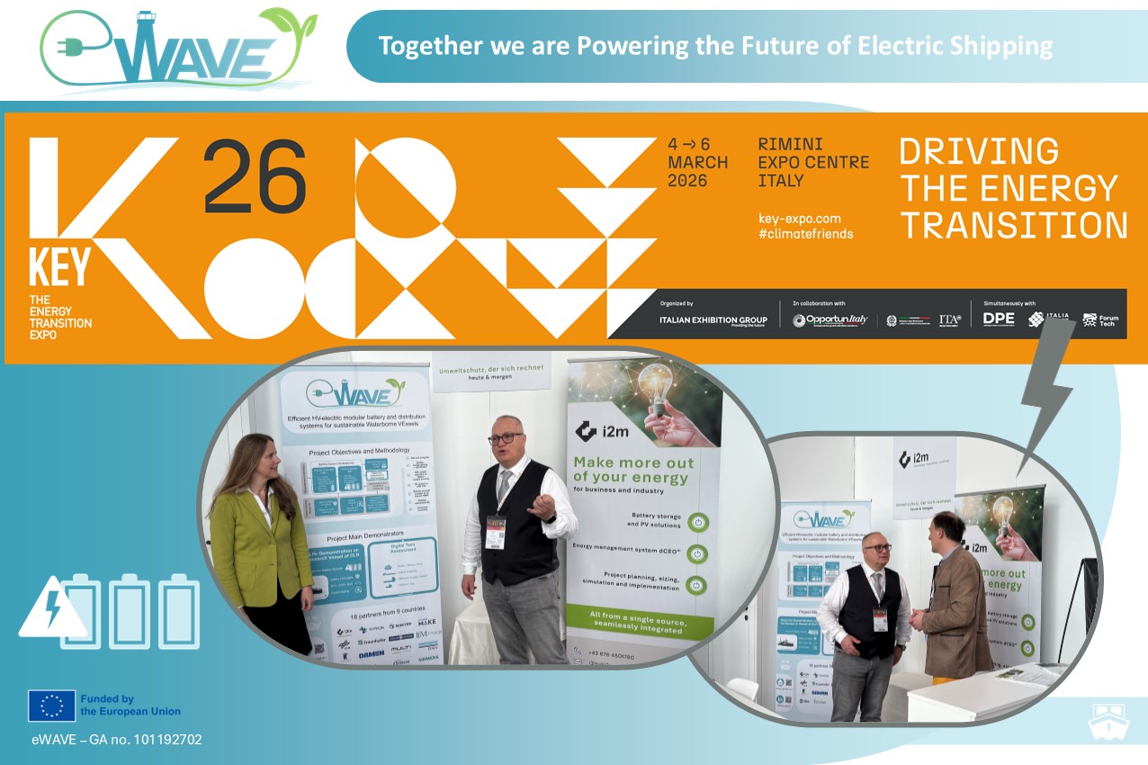 eWAVE on stage at Key Expo 2026 in Rimini!